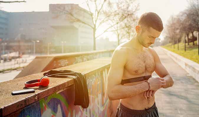 hartslagmeter met borstband