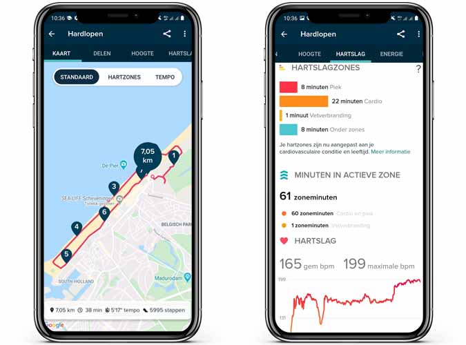 screenshots fitbit app