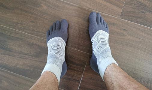 Injinji teensokken fitting