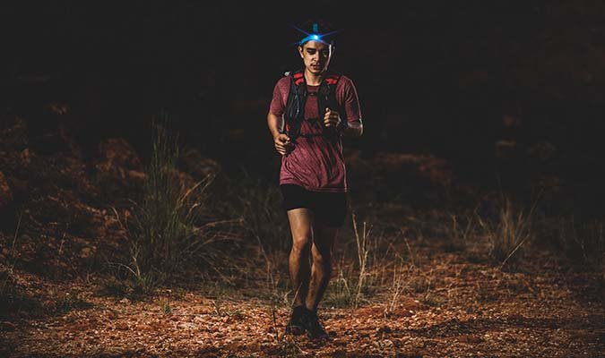 hardlopen in het donker