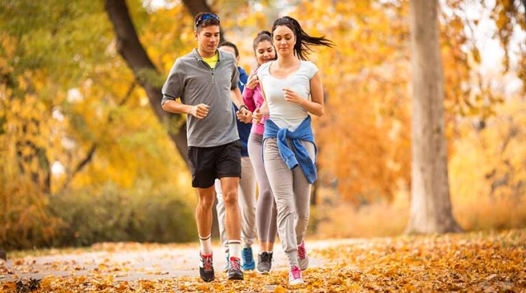 hardlopen in de herfst