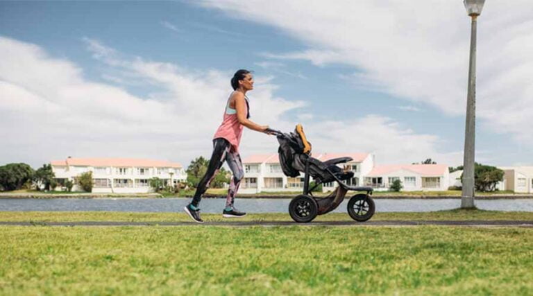 hardloop kinderwagen